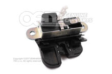 Zámok veka s mikrospínačom saténovo čierny