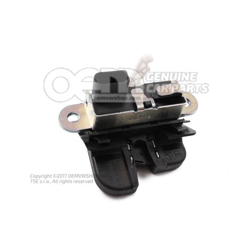 Zámok veka s mikrospínačom saténovo čierny