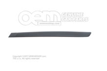 Kryt na dvere saténový čierny