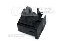 Spínač pre elektromechanickú parkovaciu brzdu -EPB- čierna / hliník Volkswagen Touran 5T (2)