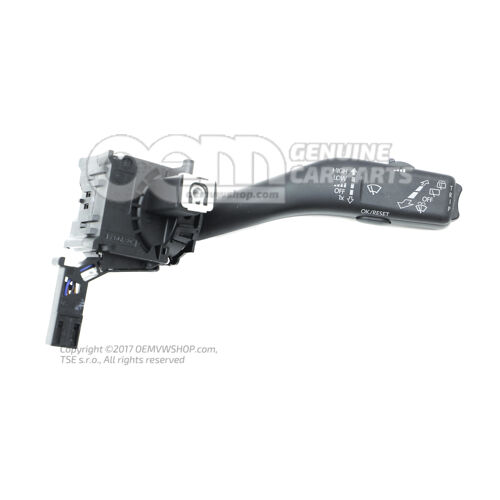 Spínač pre stierače, stierače a ostrekovače čelného skla a multifunkčný indikátor činnosti