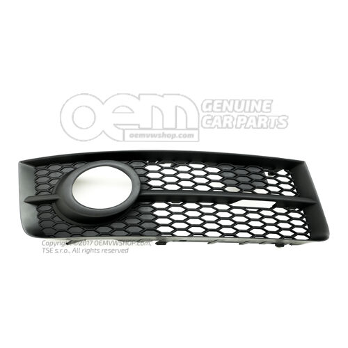 Mriežka vedenia vzduchu saténovo čierna