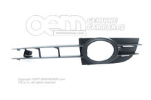 Vodiaca mriežka vzduchu saténová čierna