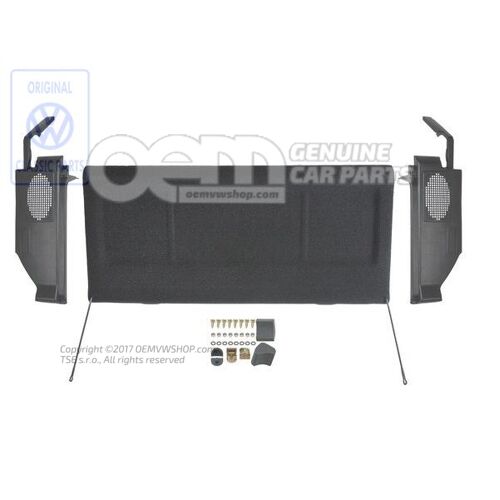 Inštalácia. sada na batožinu komp. kryt čierny