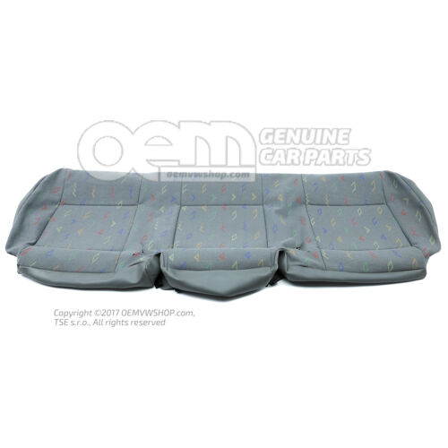 Poťah sedadla (látka / koženka) šedý