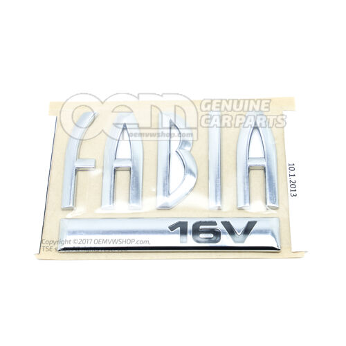 Nápis chrómové farby/čierna