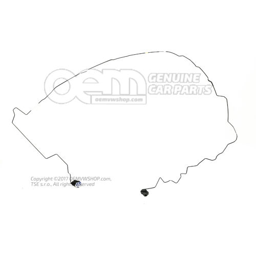 Brzdové potrub. hydraul. syst. k brzdovej hadici 4M0614726M