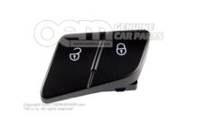 Bezpečnostný spínač pre centrálne zamykanie čierno-biely