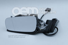 Vonkajšie zrkadlo (asférické širokouhlé) (elektricky nastaviteľné a vyhrievané) saténovo čierna