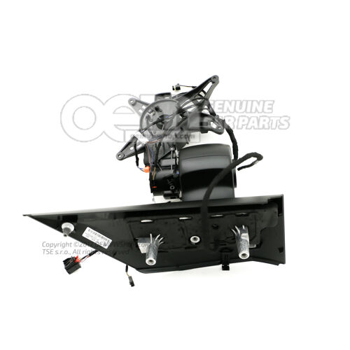 Zrkadlová montáž saténová čierna