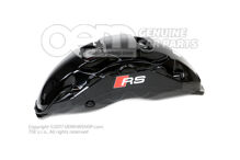 Audi RSQ8 čierny strmeň bez brzdových doštičiek rozmer 420x40mm pravý