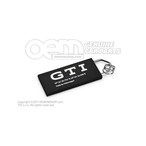 5HV087013 Key tag, Black/White, GTI Collection
