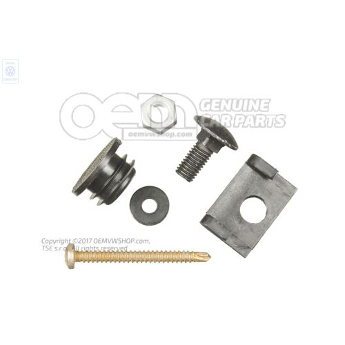 1 súpr. upevň. dielov na ochranný roh