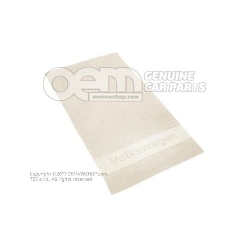 330084501  084 Bath towel, 180x100 cm, Snow White, Volkswagen Collection