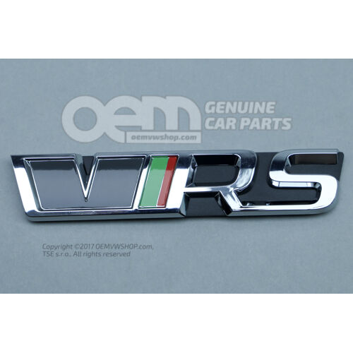 Inscription black/red/green Skoda Octavia 5E 5E0853679 BTK