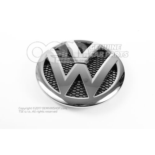 Znak VW chróm