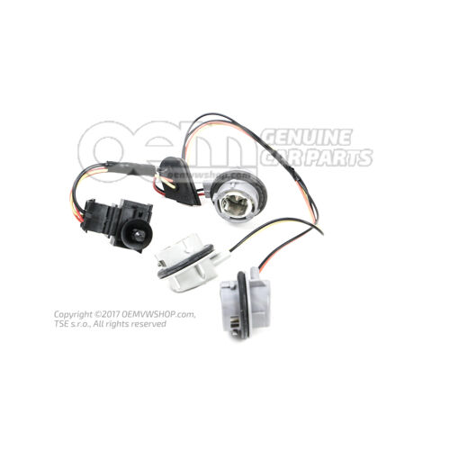 Držiak žiarovky s vedeniami