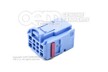 Puzdro s plochými konektormi s blokovaním kontaktov