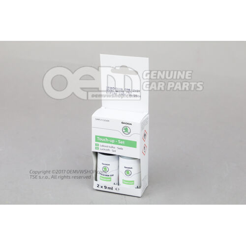 Retušér farby metalický ľadovec biely