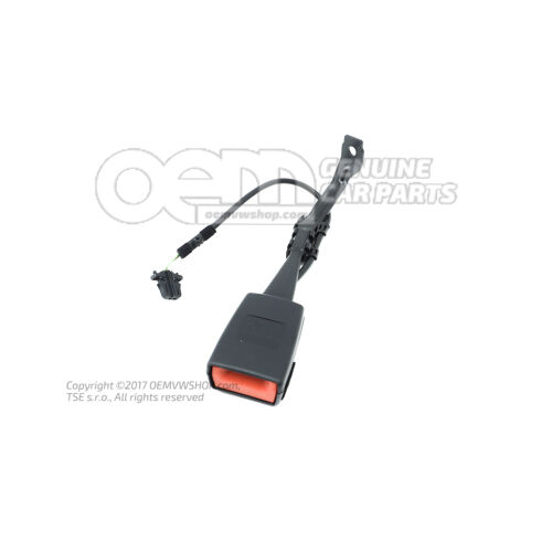 Západka na opasok saténová čierna