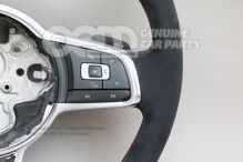 Multifunkčný volant (koža) volant čierna/blesková červená (4)