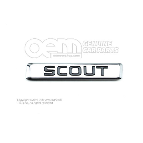 Inscription chrome colours/black Skoda Octavia 5E 5E0898101