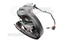 Kryt vonkajšieho zrkadla saténový čierny Volkswagen Tiguan Allspace 5N