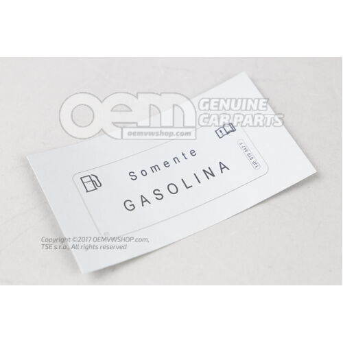 Štítok parametrov 'Bezolovnatý benzín'