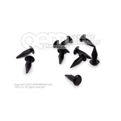 Clip saten black