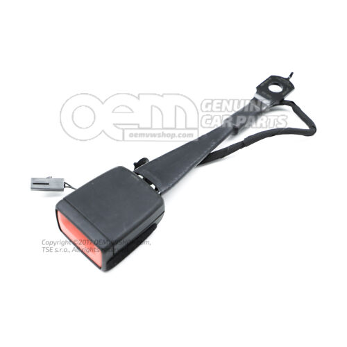 Zámok pásu s varovným kontaktom saténovo čierna/dopr. červená 57A857755EMNB