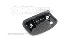 Rukoväť páky voliča, horná časť duše (čierna) (5)