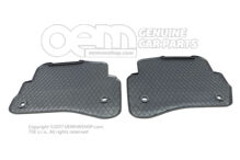 1 sada podložiek pod nohy (gumová) čierna Volkswagen Passat / Variant 3B