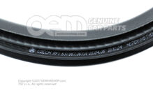 Tesnenie dverí, vnútorné saténové čierne (2)