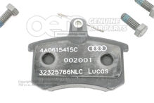 1 súpr. brzd. obložení pre kotúčovú brzdu (2)