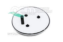 Znak SKODA čierna / chróm (3)