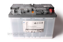 Akumulátor s ukazovateľom stavu nabitia, naplnený a nabitý                  'ECO' (2)