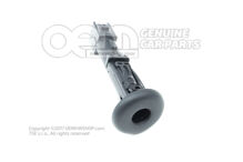 Vodítko pre opierku hlavy, nastaviteľná titánová čierna (1)