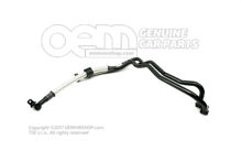 Olejové tlakové vedenie pre chladenie motorového oleja