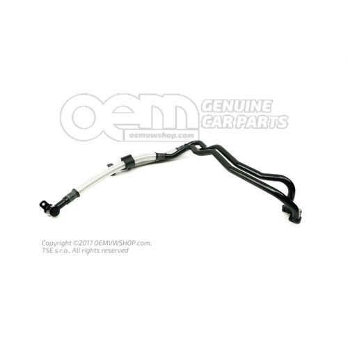 Olejové tlakové vedenie pre chladenie motorového oleja