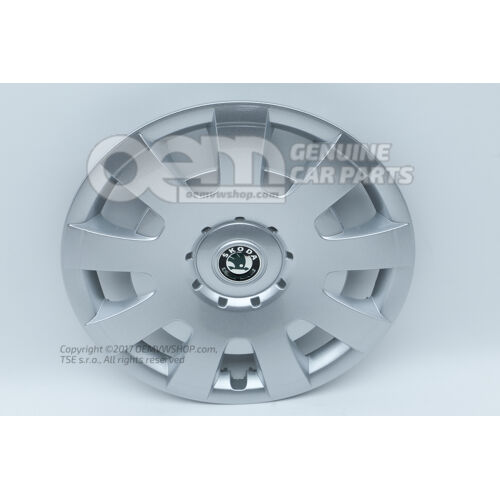 Ozdobné krúžky kolies čierna / svetlý chróm