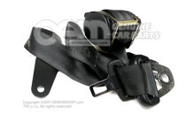 Trojbodový bezpečnostný pás saténový čierny (1)