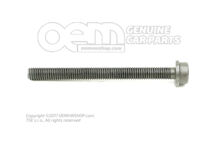 Skrutka s vnútornou hlavou s vnútornou viacbodovou hlavou M8X85