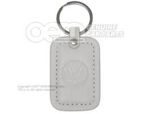 330087010A JKA Key tag, Grey/Silver, embossed logo, Volkswagen Collection