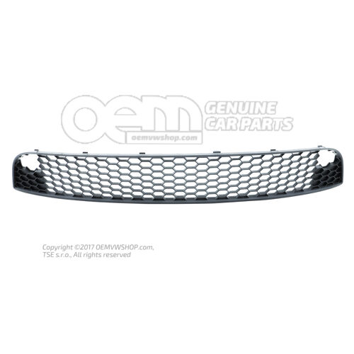 Mriežka odvetrávania saténová čierna