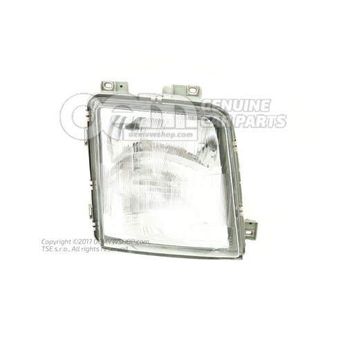 Halogénový svetlomet s halogénovým hmlovým svetlomet.