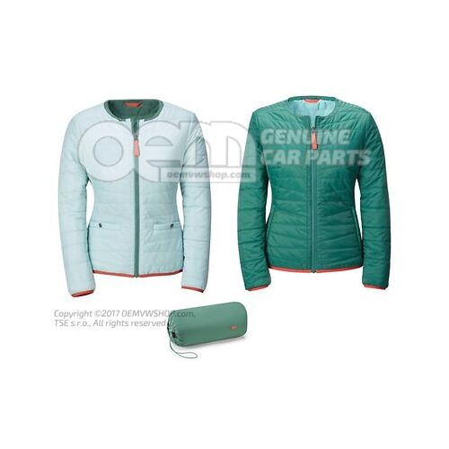 1T3084012  6JM reversible jacket, XS, women's, Petrol/Mint, ID. Buzz collection