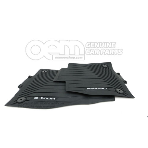 1 sada rohožiek do každého počasia čierna Audi E-Tron 4K