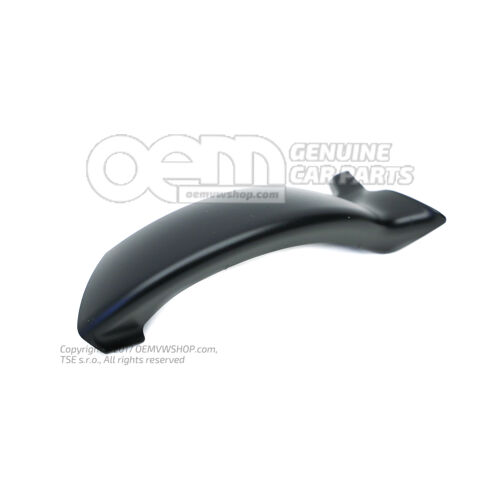 Kryt pántu saténový čierny