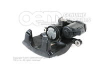 4M0615404F QB7 Audi e-tron/Q7/Q8/Q8 e-tron čierna Puzdro brzdového strmeňa so servomotorom, plnené a prepláchnuté bez brzdových doštičiek rozmer 350x28mm zadné pravé (2)