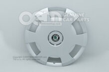 Ozdobné kryty kolies saténová čierna / žiarivý chróm